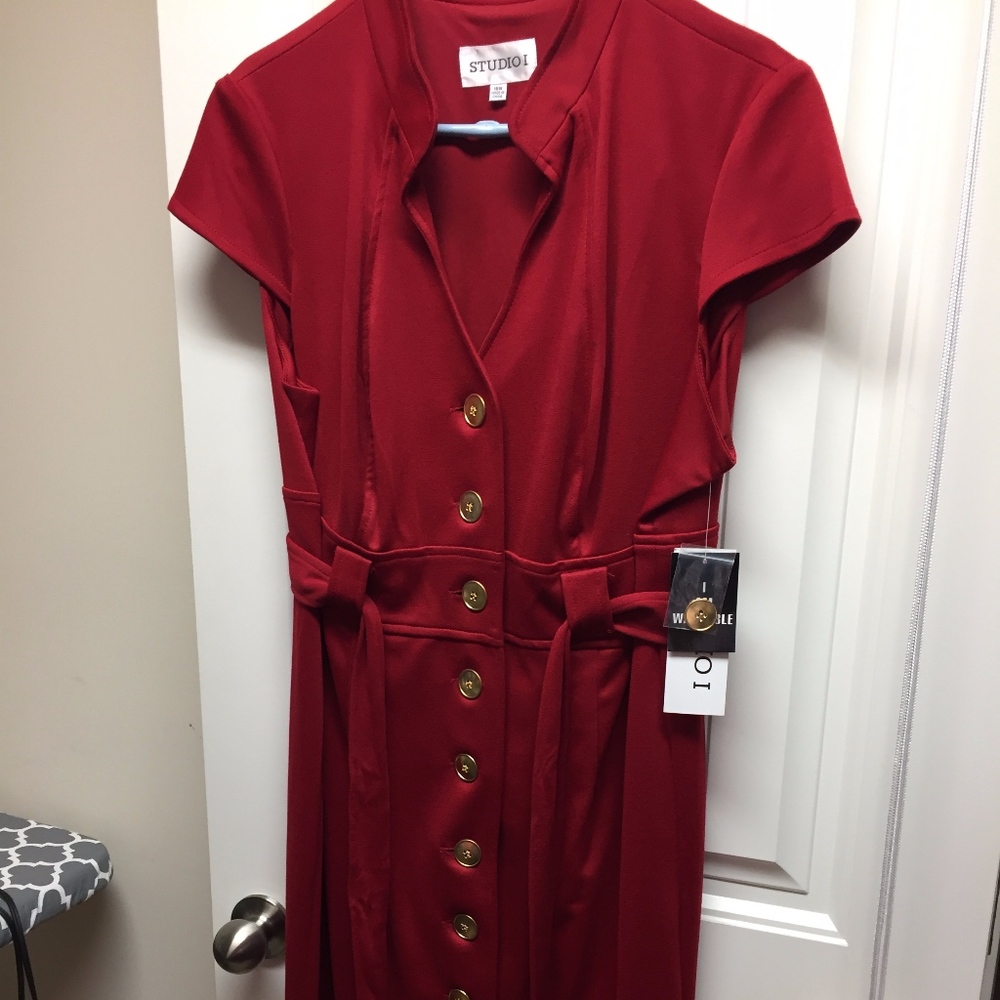 Studio I Red Dress 16W